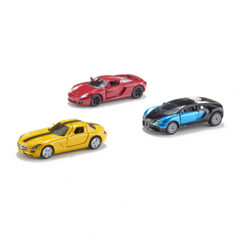 Набор машин Porsche, Bugatti, Mercedes-Benz