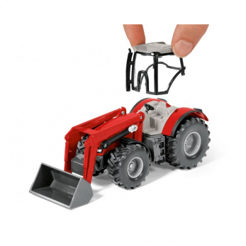 Трактор Massey Ferguson с кузовом Poettinger Jumbo