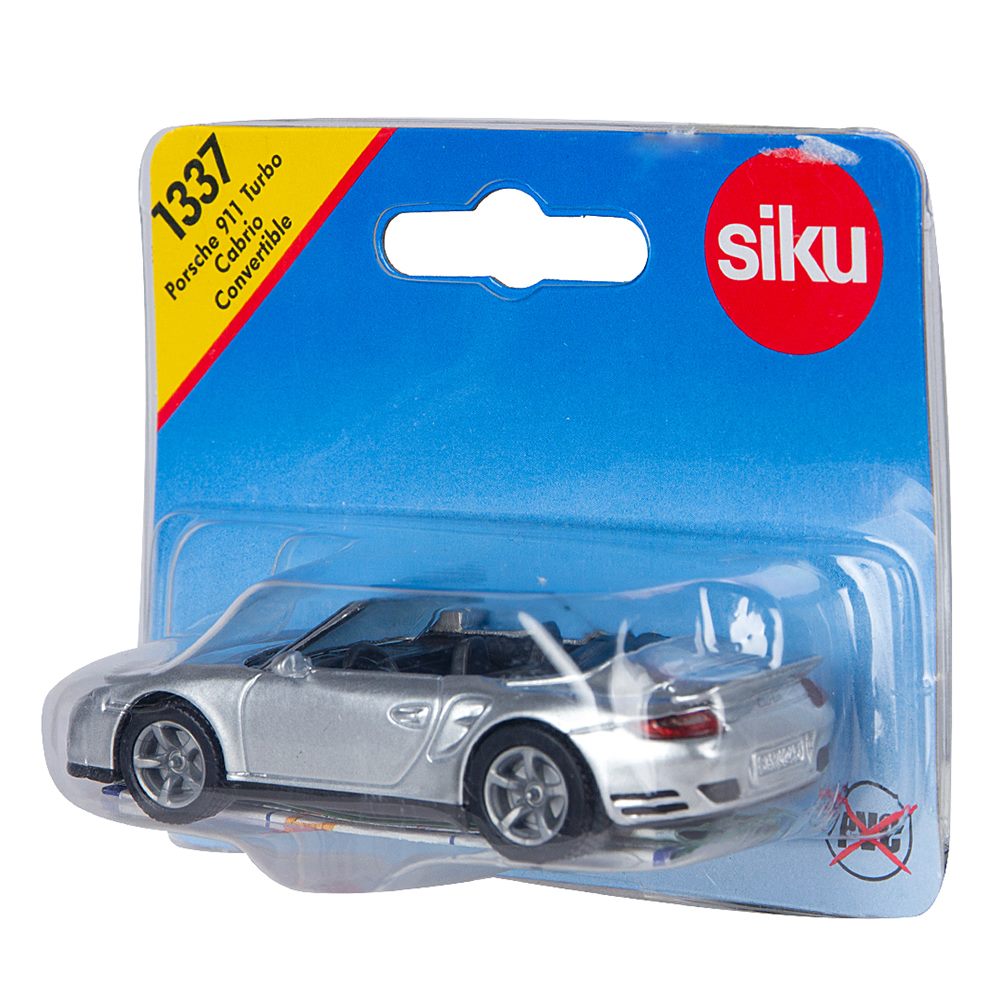 Машина Porsche 911 Turbo кабриолет 1337 от SIKU за 530 руб. Купить на  Sikutoys.ru