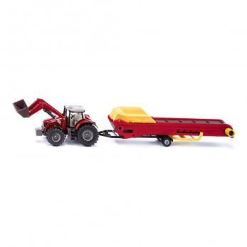 Трактор Massey Ferguson с конвейером
